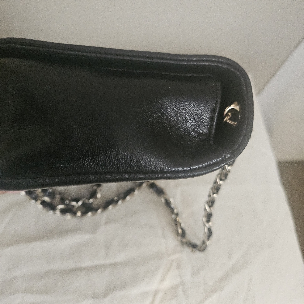 Borse In Pelle Black Italian Quilted Leather Bag - Picture 8 of 9